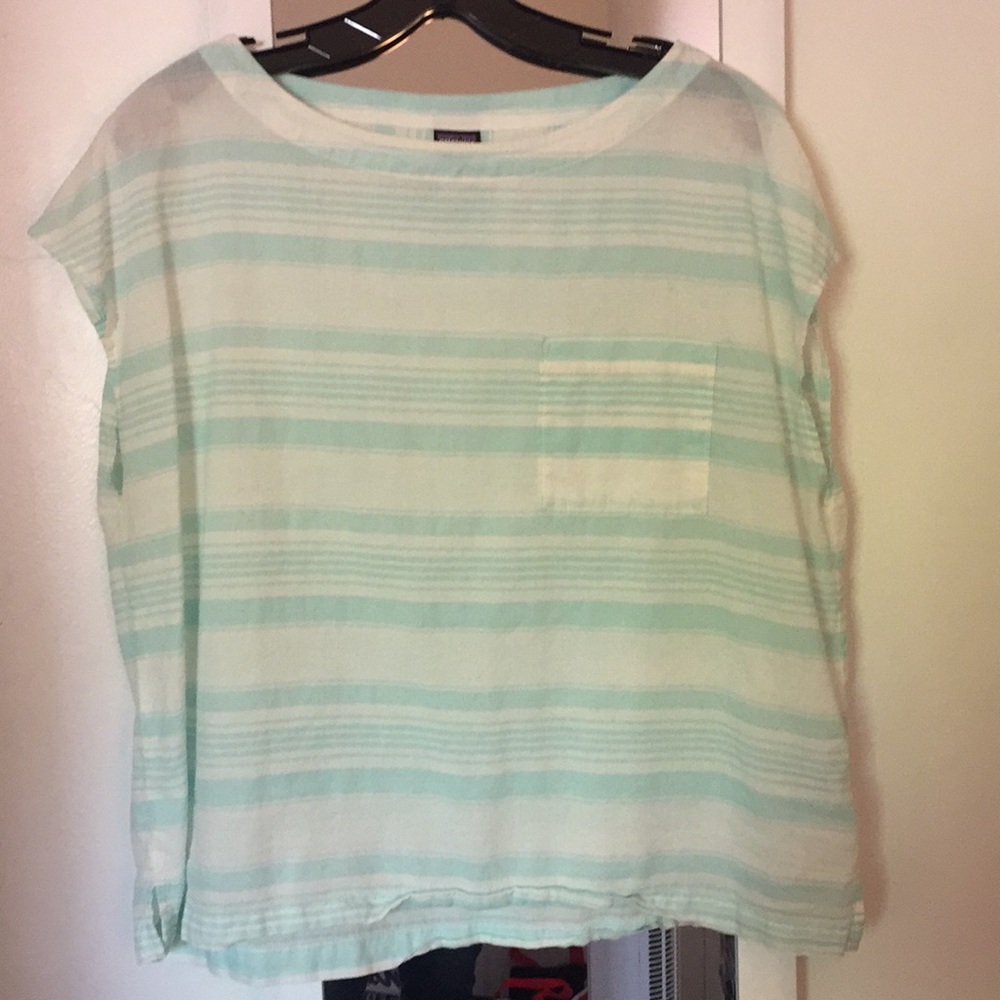 Patagonia striped top, size XL